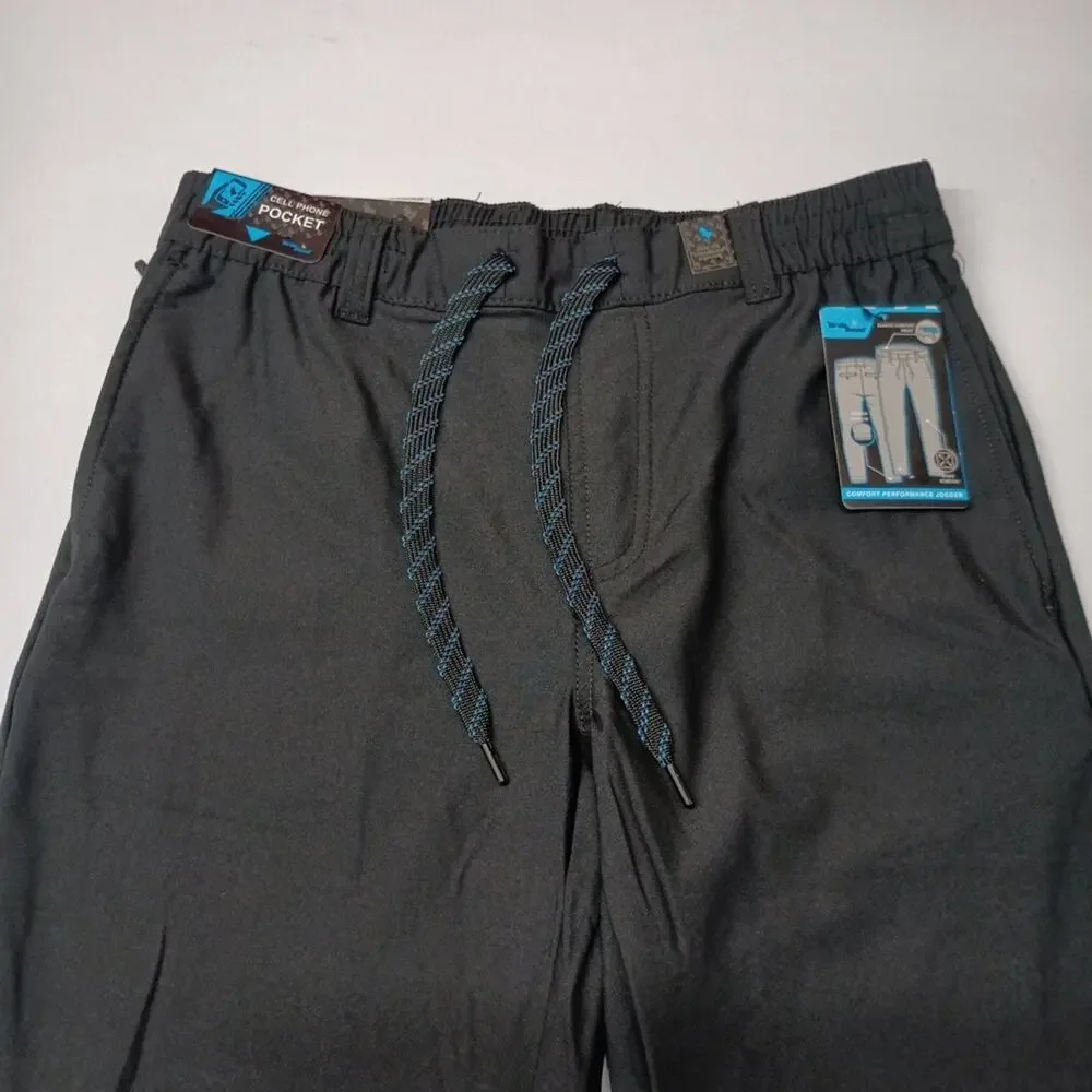 Birdie Bound Golf Joggers Men's S Black‎ Stretch Drawstring